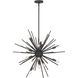 Bessel 15 Light 30 inch Sand Coal Pendant Ceiling Light